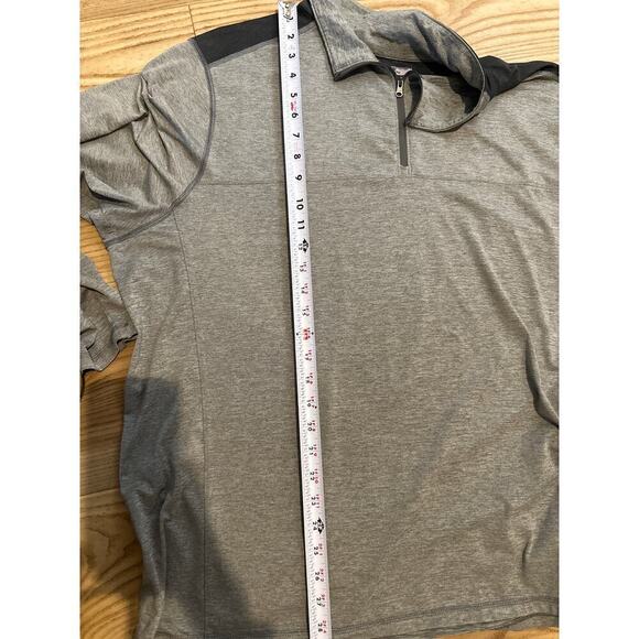 Columbia Mens 1/4 Zip Pullover, two toned gray, measurements in photo, XL - Picture 6 of 6